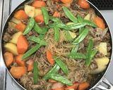 糖質オフ☆乾燥こんにゃくパスタで肉じゃが作り方13写真