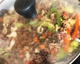 目分量でOK！牛ひき肉の野菜消費炒め作り方7写真