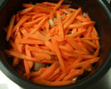 簡単　にんじんとしめじの炊き込みご飯作り方4写真