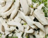鶏むね肉の棒々鶏風●ごまダレ豆腐ソース作り方3写真
