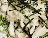 鶏むね肉の棒々鶏風●ごまダレ豆腐ソース作り方4写真