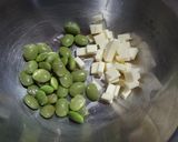 枝豆チーズ豆腐餅作り方1写真