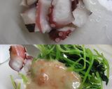 タコと三つ葉の梅❤酢味噌和え作り方2写真