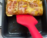 ベーコンチーズ卵焼き作り方3写真