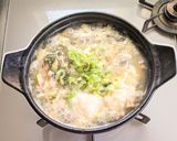 水菜と豆富の鯖缶鍋作り方10写真