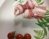 プチトマト、チーズの豚肉巻きフライ作り方2写真
