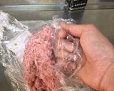 肉バースデーケーキ作り方2写真