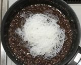 糖質オフ☆乾燥こんにゃくパスタでぜんざい作り方12写真