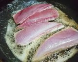 マグロの腹皮バター焼き☆作り方7写真