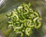 豚肉のゴーヤチャンプルー作り方1写真