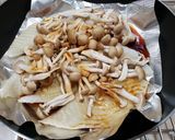 フライパンで♥カレイとしめじの蒸し煮♪作り方4写真