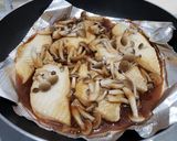 フライパンで♥カレイとしめじの蒸し煮♪作り方6写真