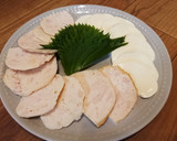 和風中華な鶏と大葉の創作カプレーゼ作り方2写真