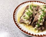 電子レンジで！ネギ塩豚蒸し作り方6写真