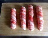 残ったご飯で肉巻きおにぎり作り方2写真