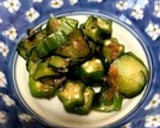 オクラのおかか和え作り方100写真