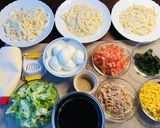 おかわり注意報発令中！ぼくのサラダうどん作り方1写真