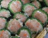 ゴーヤの肉詰め〜蒸し煮〜作り方4写真
