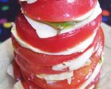 モッツァレラチーズとトマトのマリネタワー作り方15写真