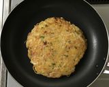 低糖質☆乾燥こんにゃくパスタでお好み焼き作り方16写真
