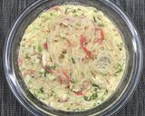 低糖質☆乾燥こんにゃくパスタでお好み焼き作り方11写真