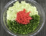 低糖質☆乾燥こんにゃくパスタでお好み焼き作り方8写真