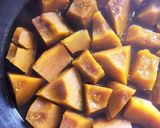 お酒多めでしっとり！カボチャの甘煮作り方4写真