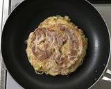 低糖質☆乾燥こんにゃくパスタでお好み焼き作り方17写真
