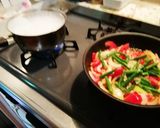 豆乳使用・トマトクリームパスタ作り方3写真