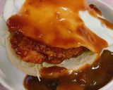 いつ食べるの？ハムカツカレーの卵のせ作り方6写真
