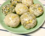 とうもろこし炊き込みご飯 と おにぎり作り方3写真