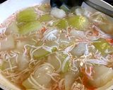 冷やして美味しい冬瓜煮物カニかまあんかけ作り方6写真