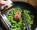 ゴーヤとコンビーフで簡単素麺チャンプルー作り方2写真