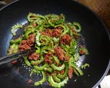 ゴーヤとコンビーフで簡単素麺チャンプルー作り方3写真