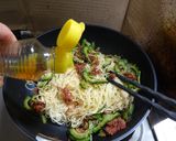 ゴーヤとコンビーフで簡単素麺チャンプルー作り方5写真