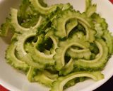 簡単！ゴーヤの和風パスタ作り方1写真