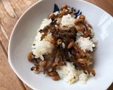納豆とゴーヤ佃煮のご飯作り方3写真