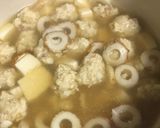 みそ鶏だんごスープ作り方4写真
