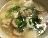 みそ鶏だんごスープ作り方5写真