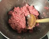 月見ベーコンバーグ作り方1写真