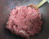 月見ベーコンバーグ作り方3写真