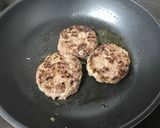 月見ベーコンバーグ作り方5写真
