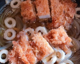 市販のとんかつとちくわで卵とじ作り方5写真