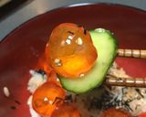 わらび餅でいくら丼作り方13写真
