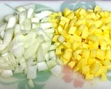 じゃがいもとひき肉のカレーオムレツ作り方1写真