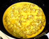 じゃがいもとひき肉のカレーオムレツ作り方5写真