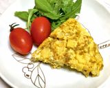 じゃがいもとひき肉のカレーオムレツ作り方9写真