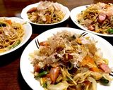 簡単＆時短♡フライパンで大量焼きそば作り方8写真