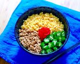 オクラの三色丼作り方9写真