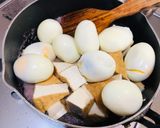 インドネシア♡ゆで卵と厚揚げの煮物作り方6写真